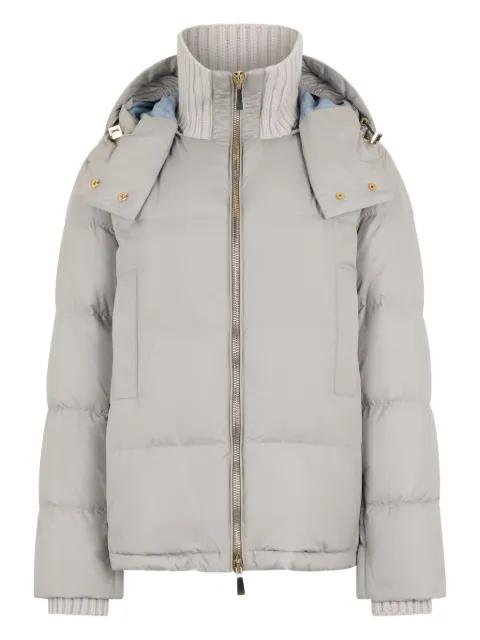 hoodied puffer jacket by MALO