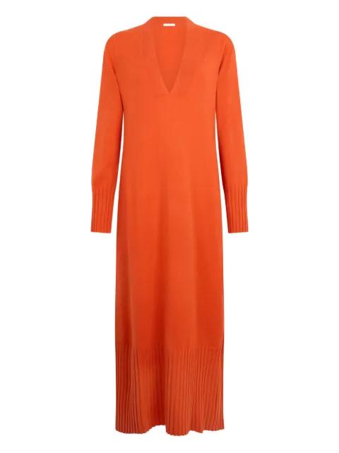knitted V-neck maxi dress by MALO