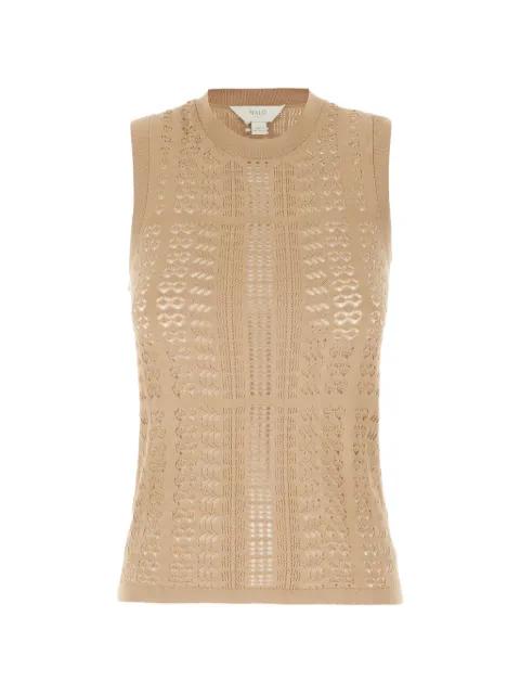 openwork knit top by MALO
