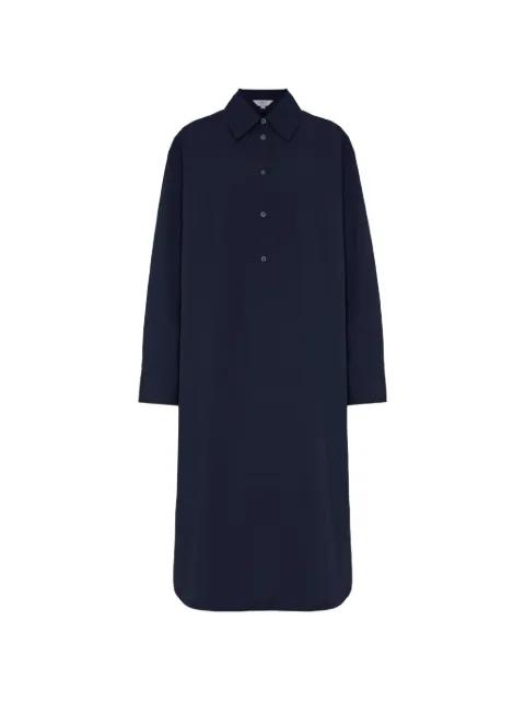 pleated button-up dress by MALO