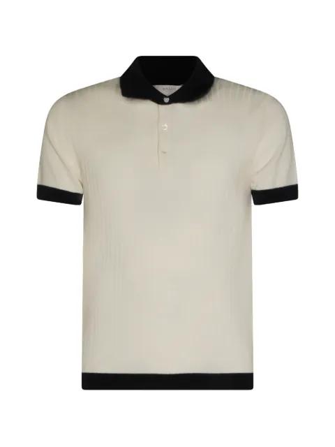 ribbed-knit polo shirt by MALO