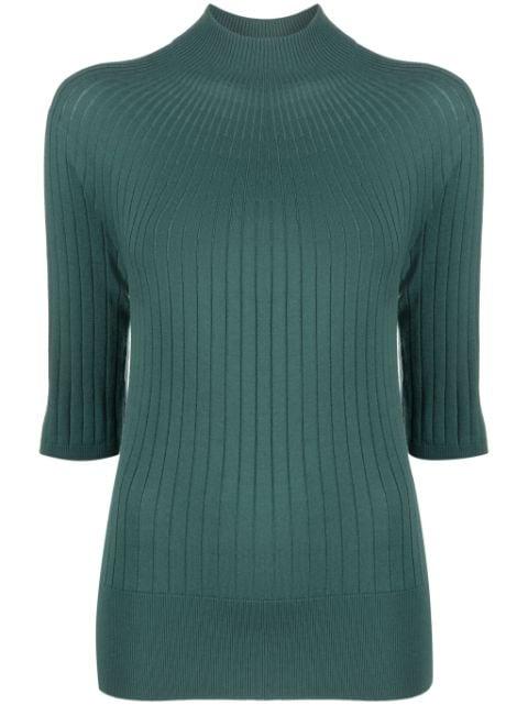 ribbed-knit virgin wool jumper by MALO