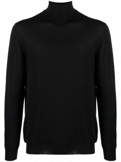 roll neck fine-knit jumper by MALO