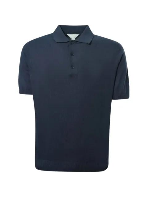 short-sleeve knitted polo shirt by MALO