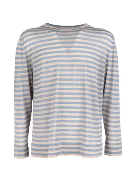 striped knitted sweatshirt by MALO