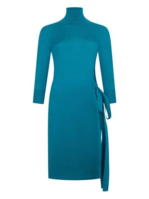 turtleneck tie dress by MALO
