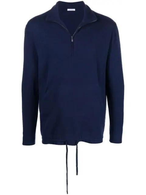 zip-placket pullover by MALO
