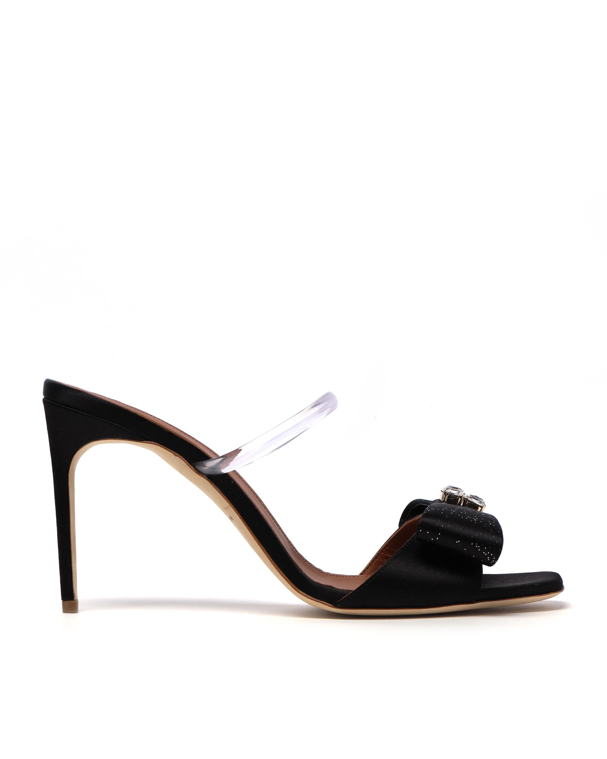 Bow heeled sandals by MALONE SOULIERS