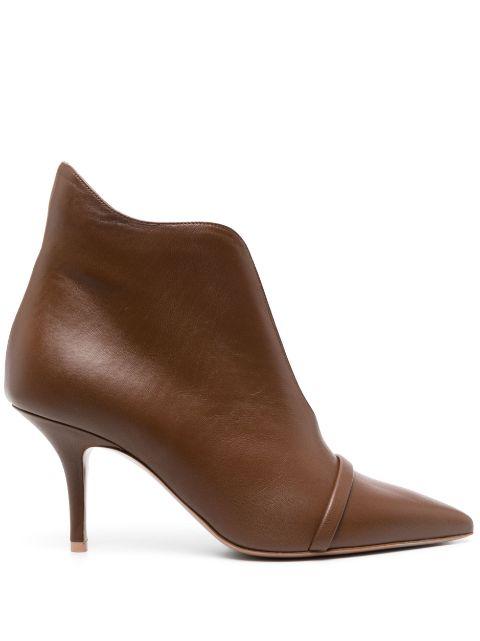 Cora 70mm leather boots by MALONE SOULIERS
