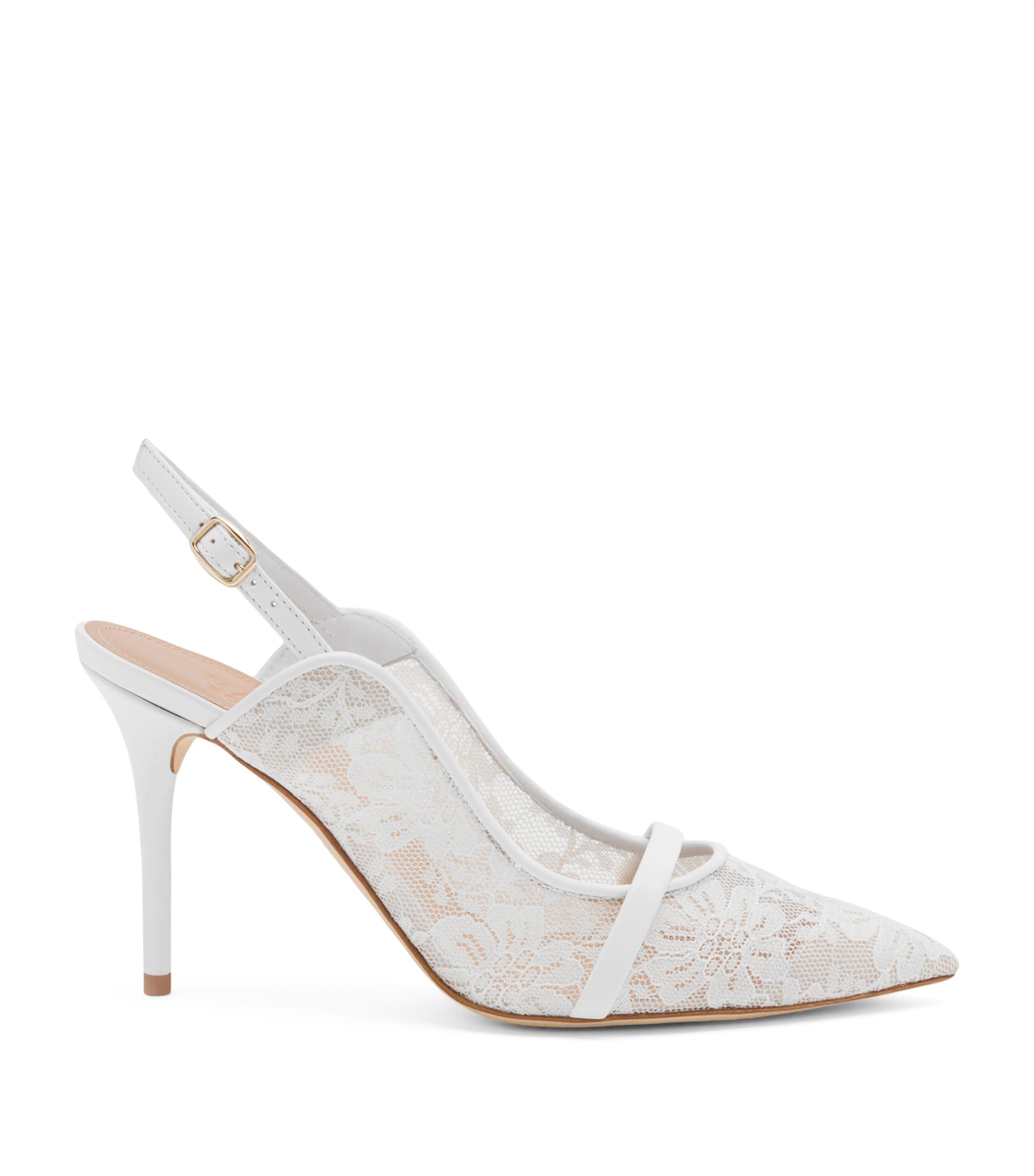 Lace Marion Slingback Pumps 85 by MALONE SOULIERS