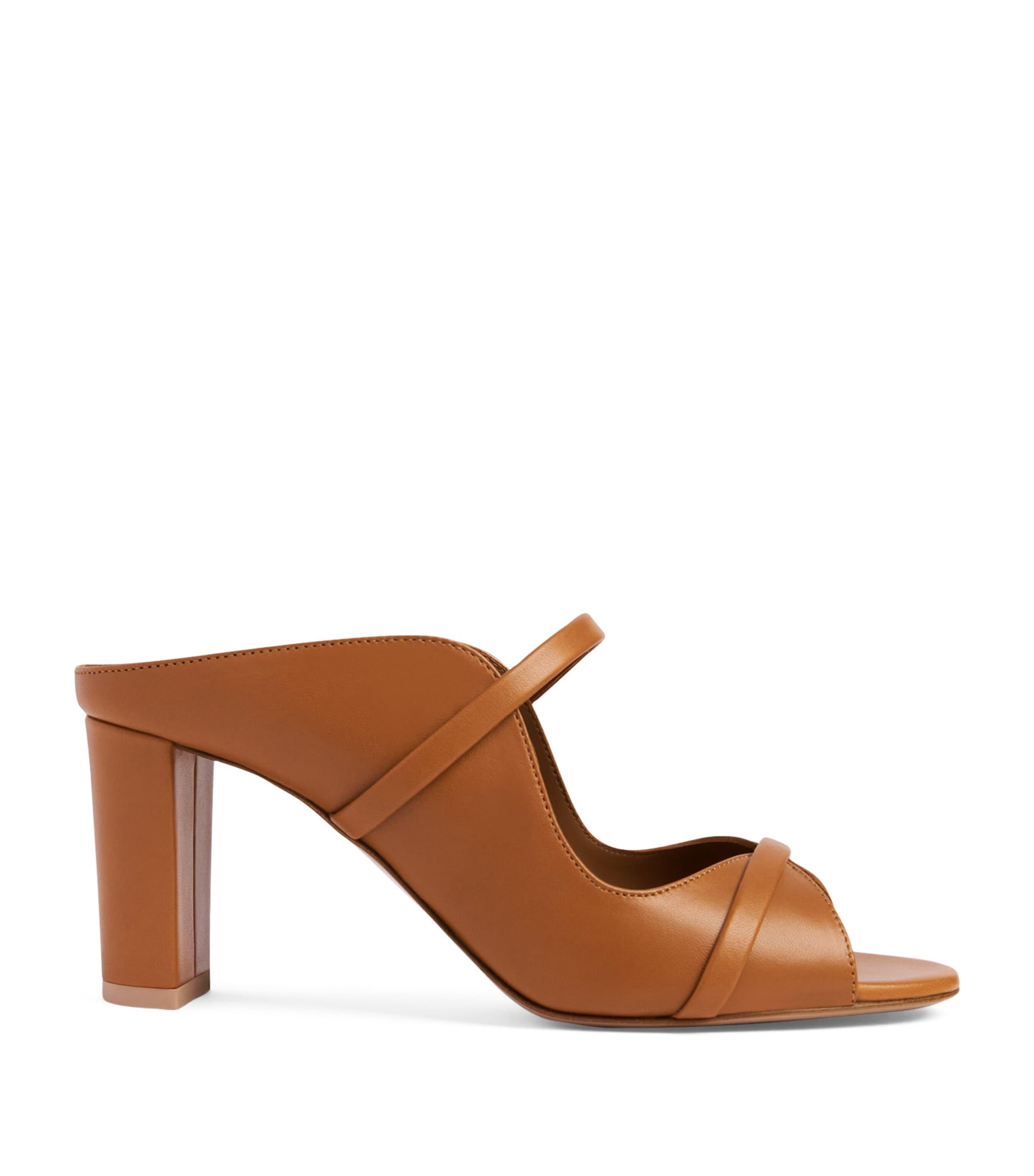 Leather Norah Heeled Sandals 70 by MALONE SOULIERS