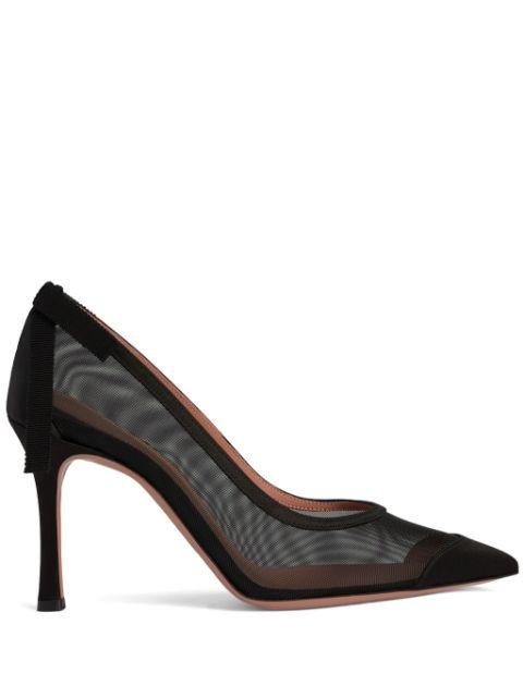 Liberty 90mm mesh pumps by MALONE SOULIERS