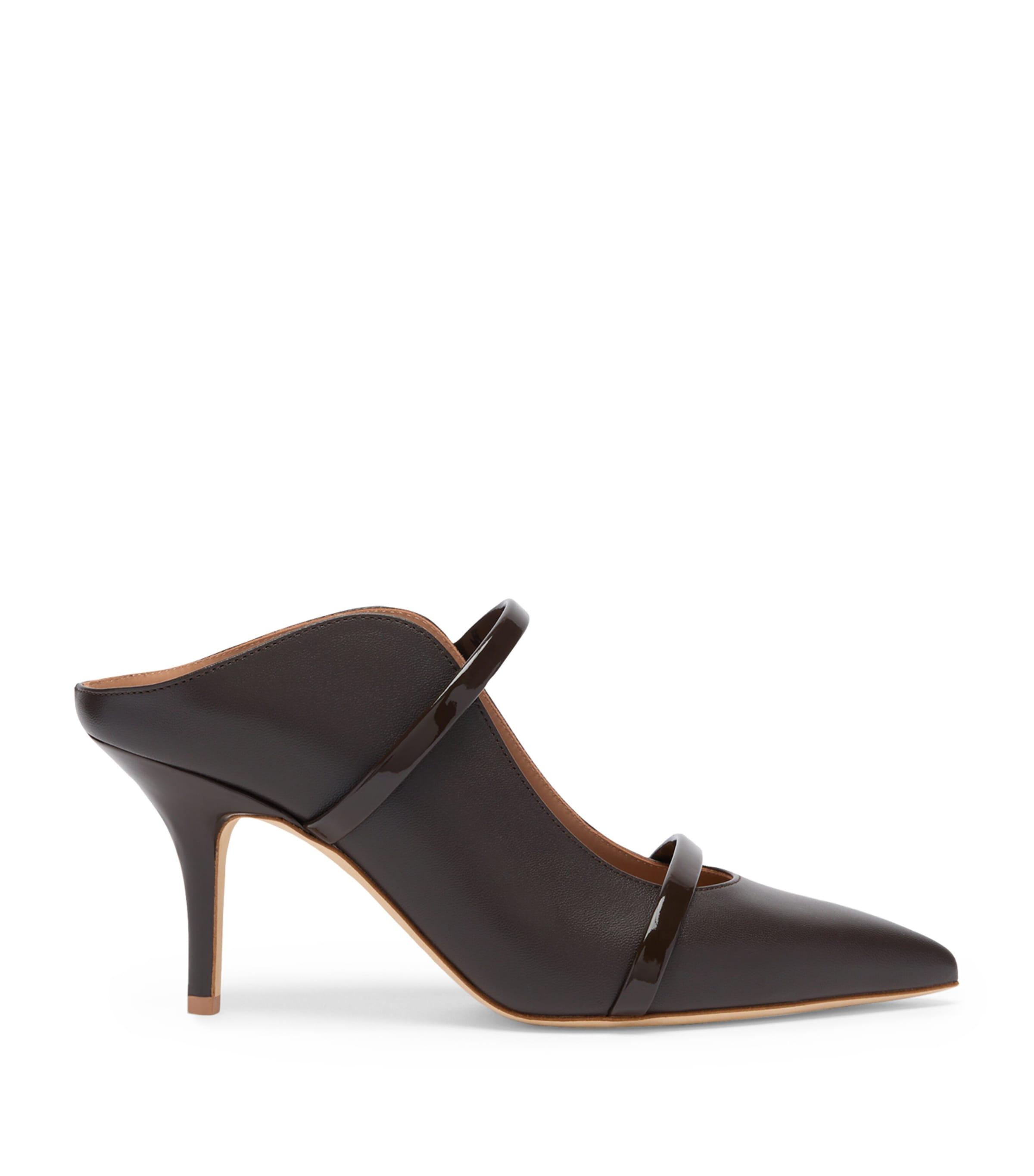 Malone Souliers Leather Maureen Heeled Mules 70 by MALONE SOULIERS