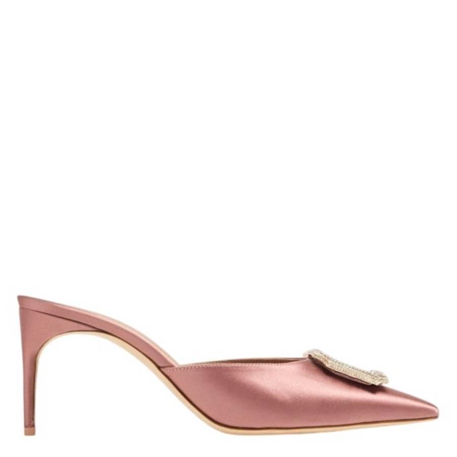 Malone Souliers Mona 70 Satin Mules by MALONE SOULIERS Malone Souliers Mona 70 Satin Mules by MALONE SOULIERS