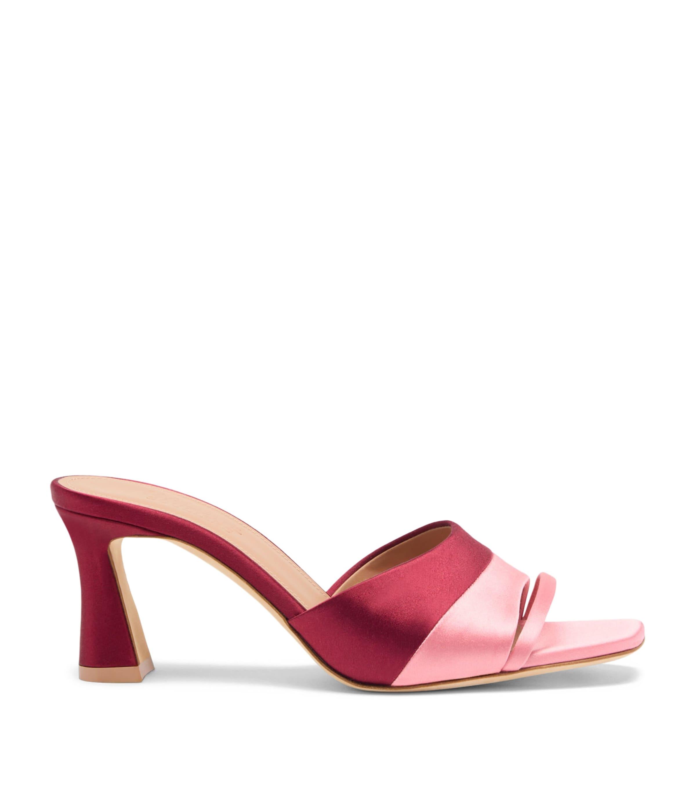Malone Souliers Satin Roxanne Heeled Sandals 70 by MALONE SOULIERS