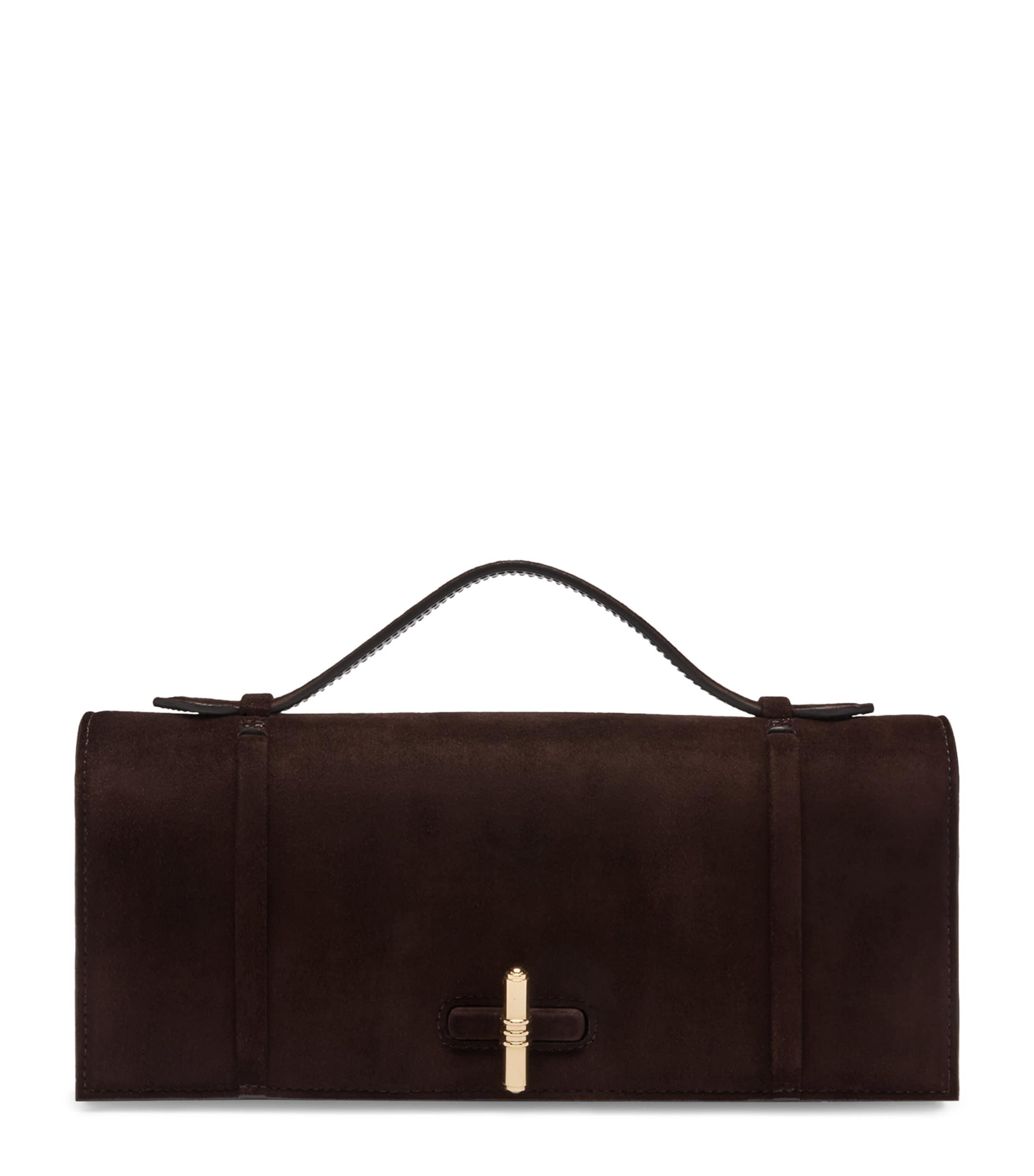 Malone Souliers Suede May Clutch Bag by MALONE SOULIERS