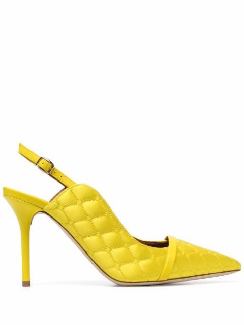 Marion quilted slingback pumps by MALONE SOULIERS