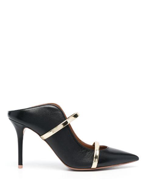 Maureen 95mm leather pumps by MALONE SOULIERS