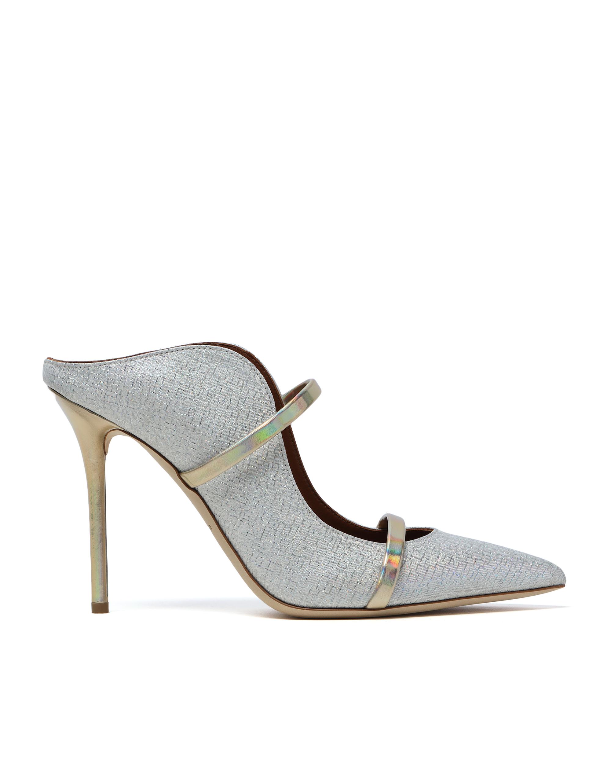 Metallic leather heels by MALONE SOULIERS