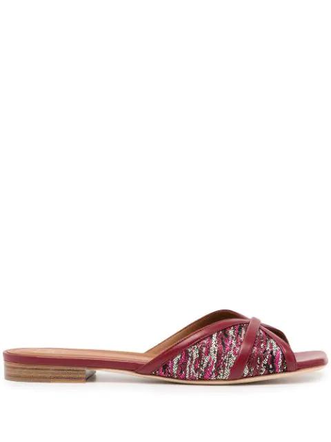 Perla flat sandals by MALONE SOULIERS