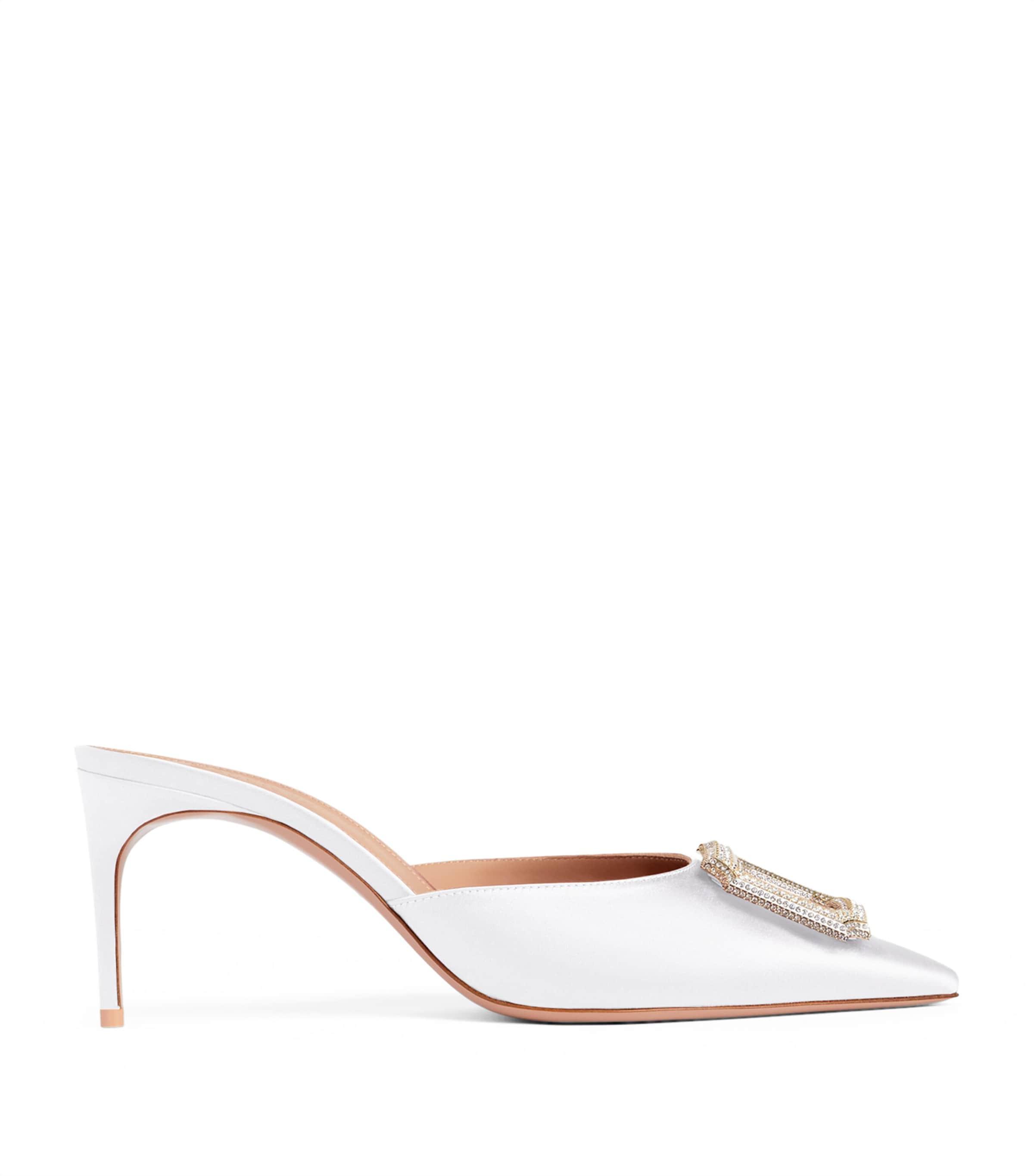 Satin Mona Mules 70 by MALONE SOULIERS