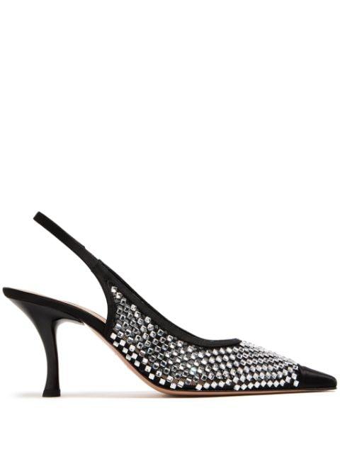 Vesper 70mm slingback pumps by MALONE SOULIERS