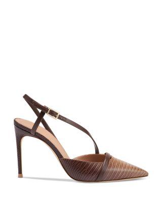 Women's Valeria 90 Pointed Toe Slingback Pumps by MALONE SOULIERS