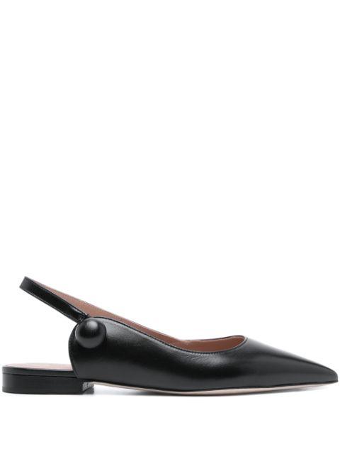 leather slingback pumps by MALONE SOULIERS
