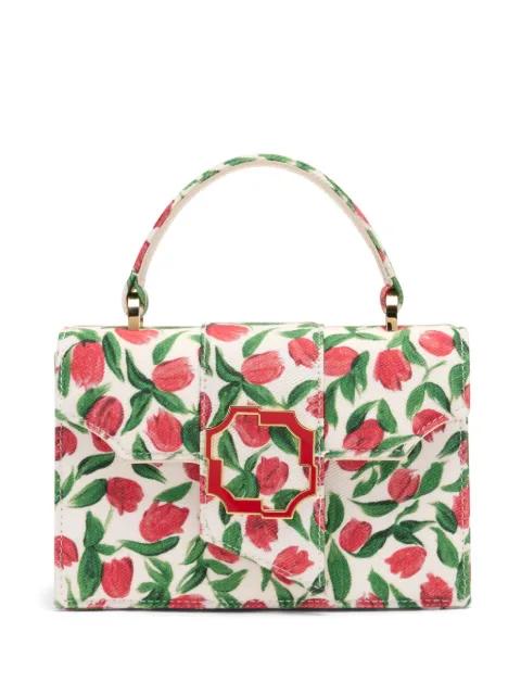 tulip-print mini handbag by MALONE SOULIERS