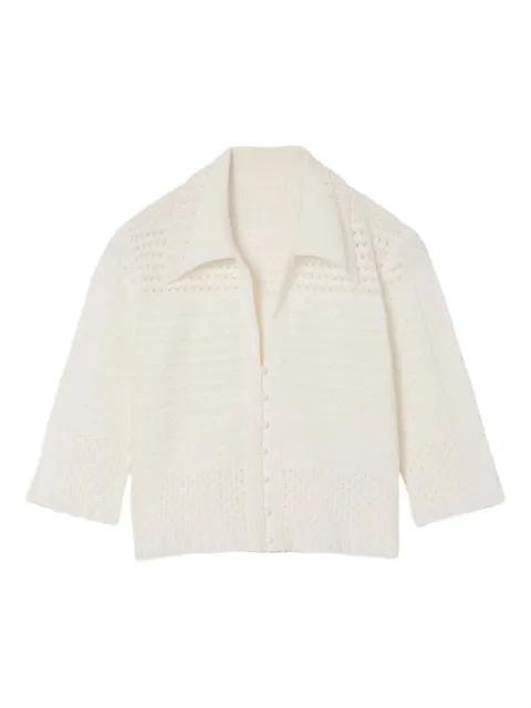open-knit top by MAME KUROGOUCHI