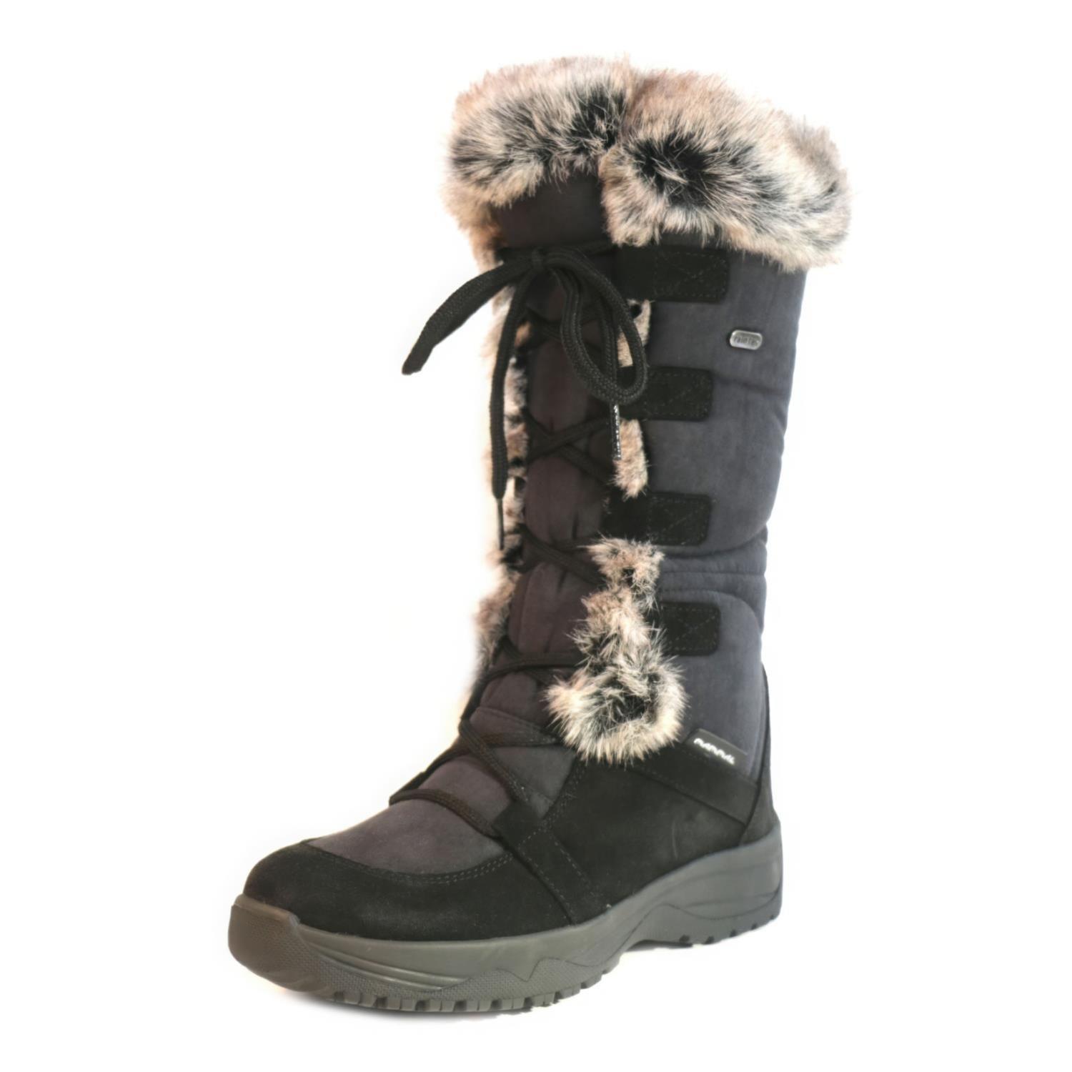 'Lucia2' Full Length Winter Boots with Flip-over Ice Grips by MAMMAL