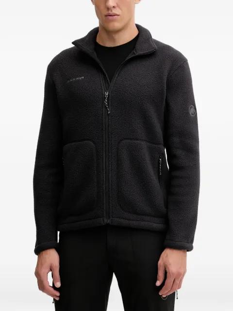logo-embroidered fleece jacket by MAMMUT