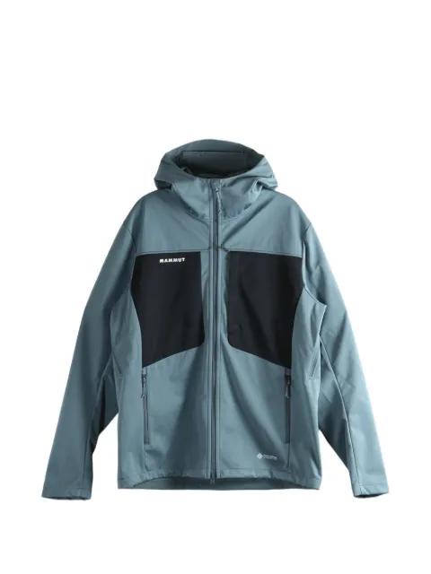 panelled hoodied jacket by MAMMUT