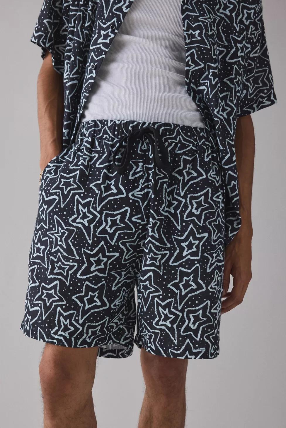 Manastash Manaloha Patterned Gauze Shorts by MANASTASH