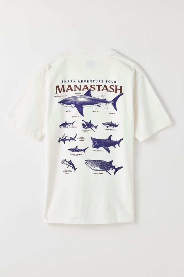 Manastash Shark Graphic Tee by MANASTASH