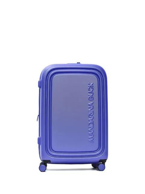 embossed logo suitcase by MANDARINA DUCK