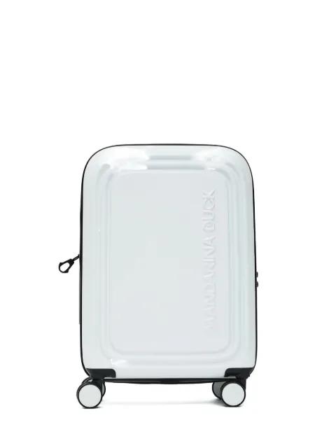 embossed logo suitcase by MANDARINA DUCK