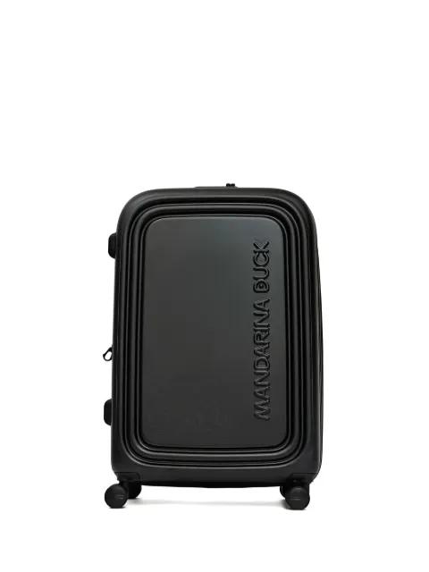 embossed logo suitcase by MANDARINA DUCK