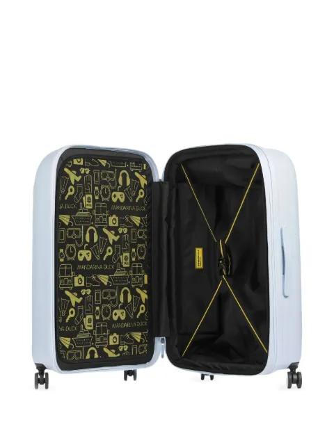 large Logoduck embossed luggage by MANDARINA DUCK