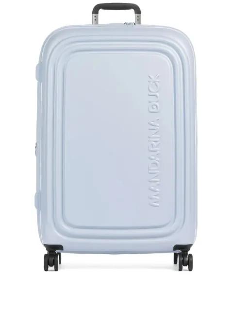 large Logoduck embossed luggage by MANDARINA DUCK
