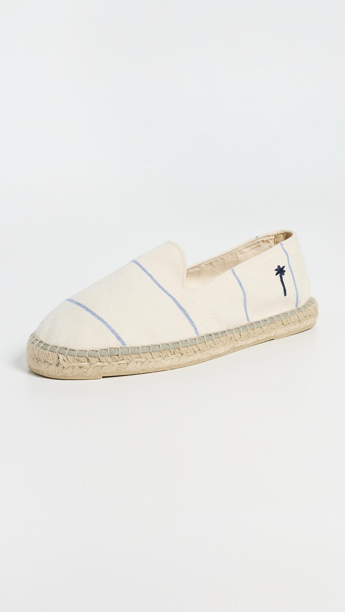Canvas Stripe Classic Espadrilles by MANEBI