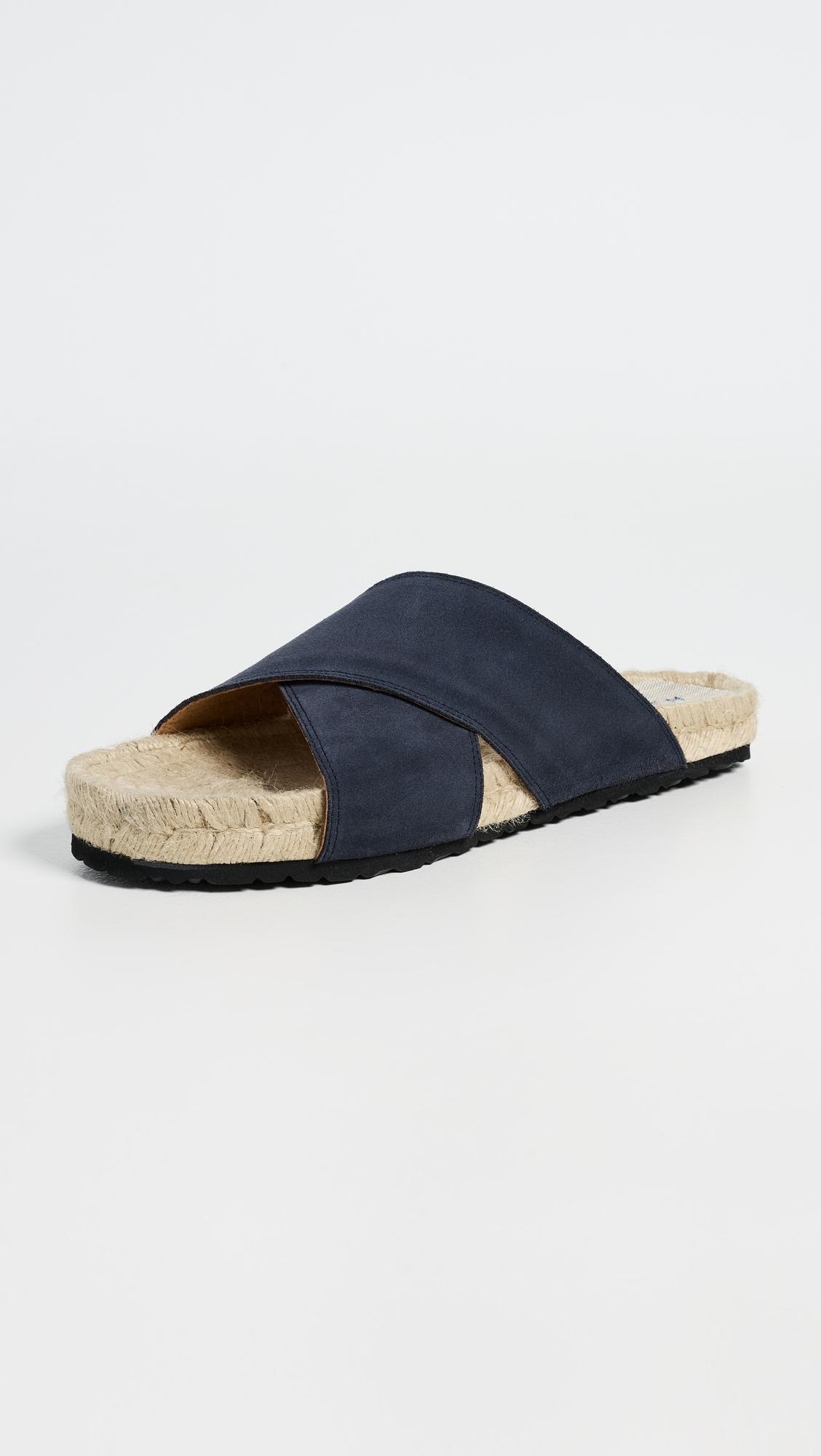 Crossed Band Espadrille Sandals by MANEBI