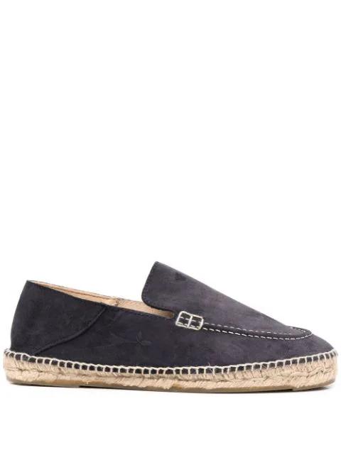 Hamptons decorative stitching espadrilles by MANEBI