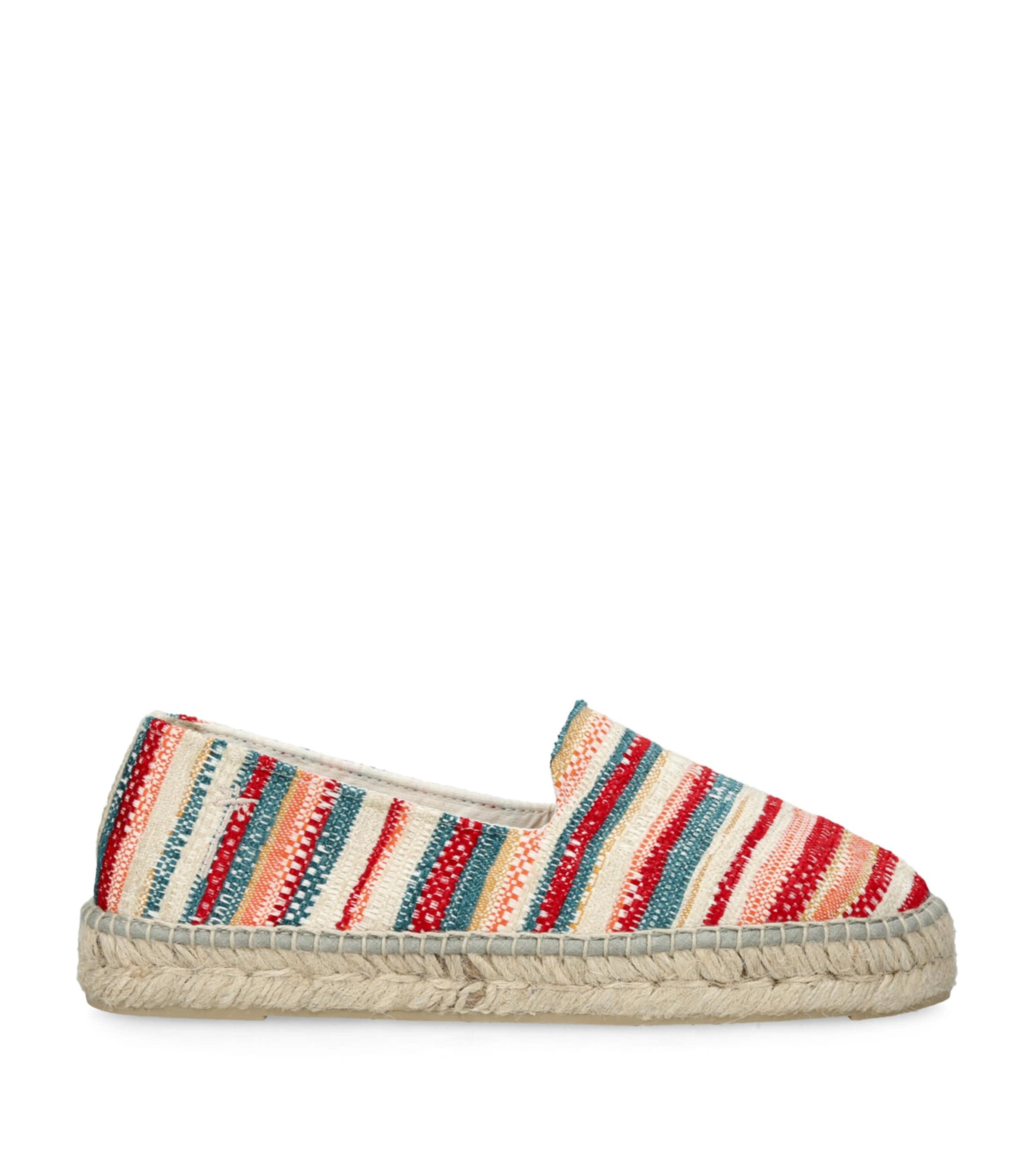 Manebi Cotton Stripe Espadrilles by MANEBI