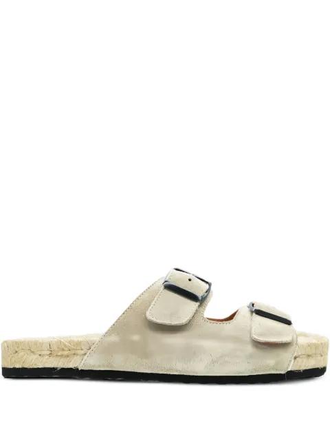 Nordic buckle sandals by MANEBI