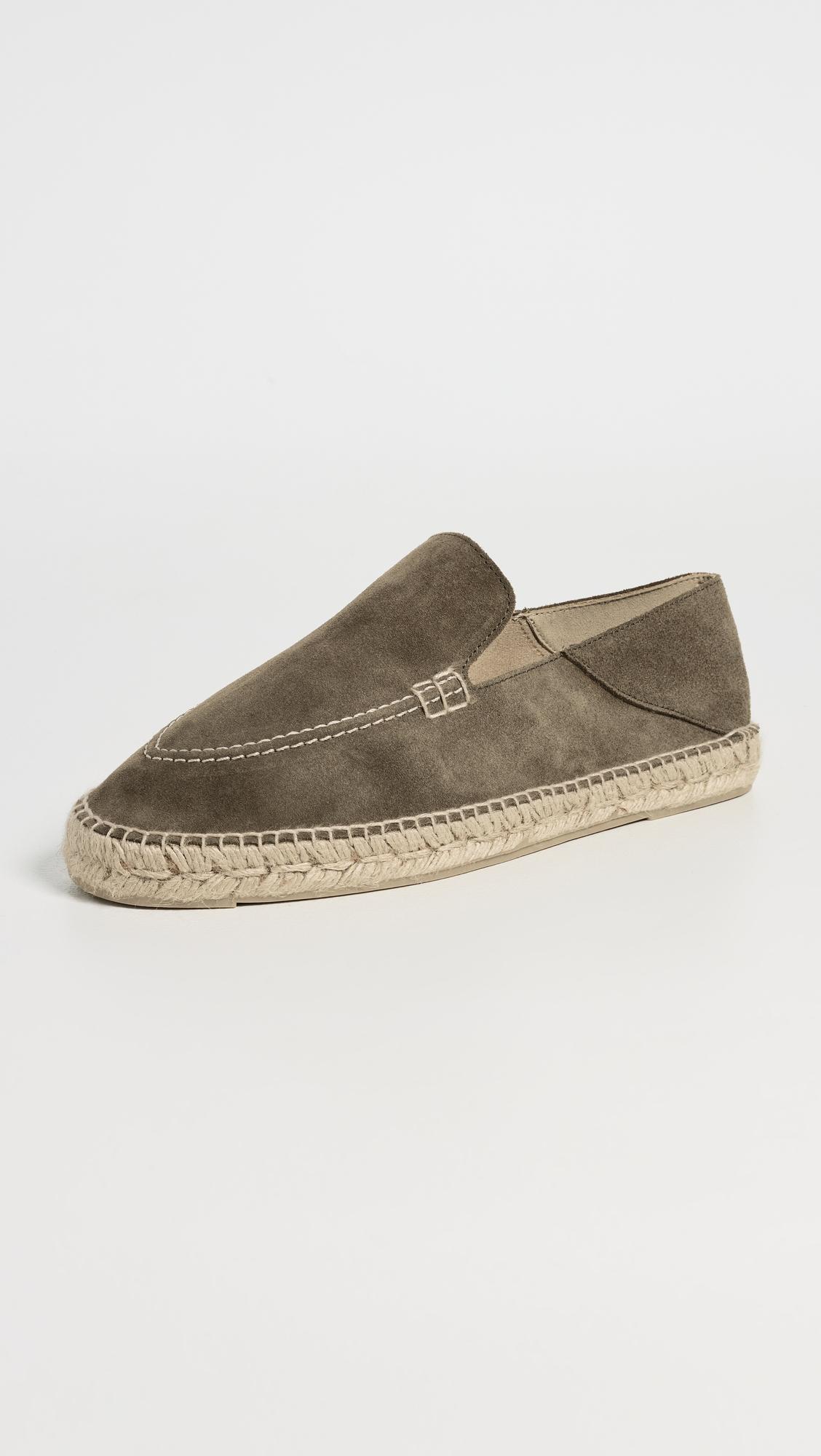 Suede Traveler Espadrilles by MANEBI