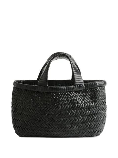 Sunset woven mini tote bag by MANEBI