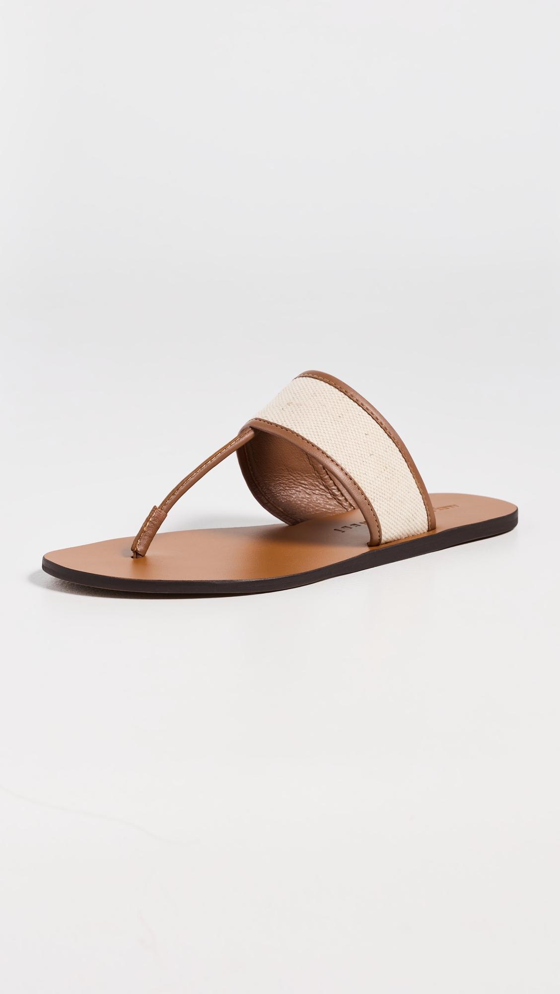 Thong Leather Sandals by MANEBI