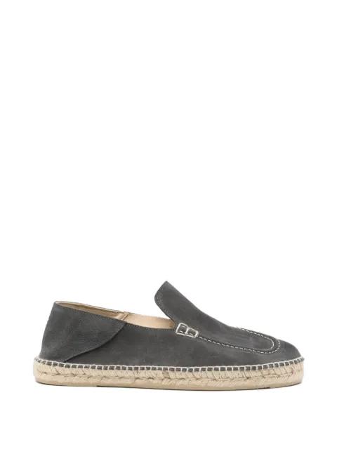 contrast-stitched espadrilles by MANEBI