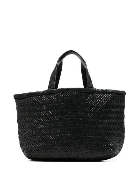 medium New Sunset woven leather tote bag by MANEBI
